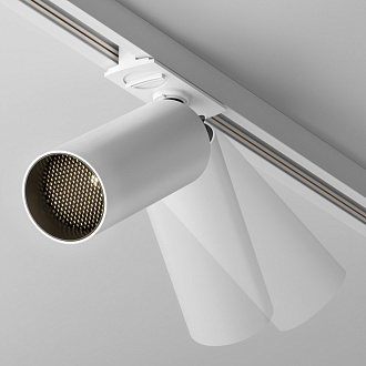 Светильник 16 см, 12W, 3000K, Maytoni Unity Focus LED TR021-1-12W3K-W-D-W, белый, 24°, Dim Triac