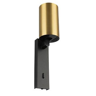 Светильник 15 см, Citilux AXEL CL512512, черный-латунь