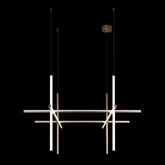 Подвесная люстра 120 см, 60W, 3000K, Loft IT Coordinates 10393/A, золото