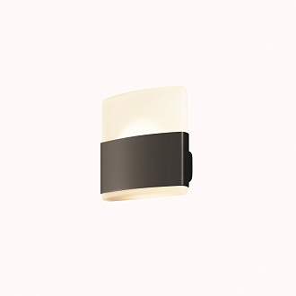 Светильник настенный 8*16*17 см, LED, 12W, 3000К, Maytoni Rom O442WL-L12GF3K1 серый