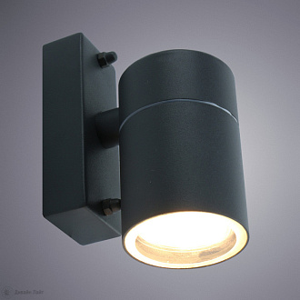 Уличный настенный светильник Arte Lamp Sonaglio A3302AL-1GY, графит