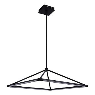 Люстра 65*65*99 см, 4*LED*31W, 3000K Gerhort G61242/4BK BK+WT, Черный