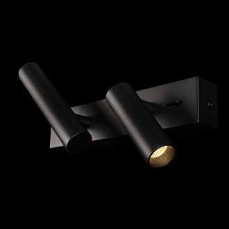 Настенный светильник 23*4*7 см, 2*LED*3W 3200K LOFT IT Sign 10260/2W Black черный