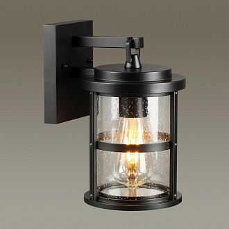 Уличный настенный светильник Odeon Light Magus 4964/1W, черный