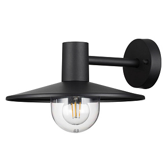 Уличный настенный светильник Odeon Light Furcadia 4833/1W, черный