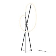 Торшер с диммером 45*45*162 см, LED*36W, 3000K, Maytoni Crochet MOD369FL-L36B3K, черный