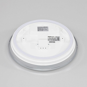 Светильник для ванной, диаметр 28 см, 16W, 4000К CL702161N Citilux ЛУНА, IP54, LED 16W, Хром