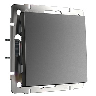 W1112064 Выключатель одноклавишный проходной, графит матовый Werkel, 4690389194320