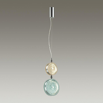 Светодиодный светильник 20 см, 13W, 4000K, Odeon Light CARAMELLA 5416/13LD, хром