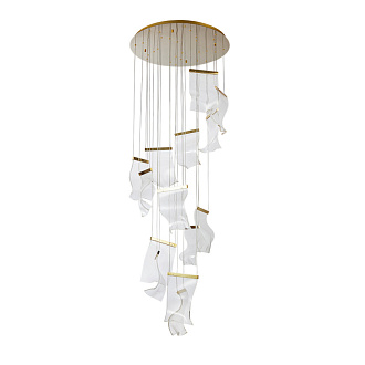 Люстра 70*300 см, 1 LED*42W, 4000 К, Arte Lamp Grappolo A2283SP-14GO, Золото