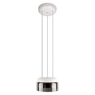 Подвесной светильник 17 см, 6W, 3000K, LOFT IT Totem 10466P Smoke, белый-дымчатый