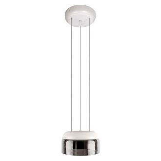 Подвесной светильник 17 см, 6W, 3000K, LOFT IT Totem 10466P Smoke, белый-дымчатый