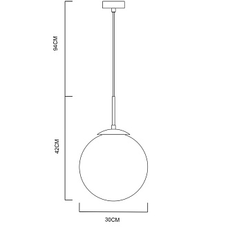Светильник 30 см Arte Lamp A1562SP-1CC хром