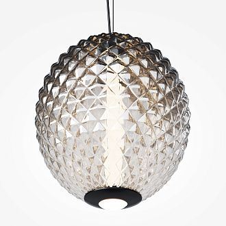 Подвесной светильник 24*39-329 см, *LED*12W, 3000K, Maytoni Bruma MOD397PL-L12B3K, Черный