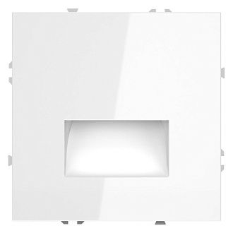 Подсветка светодиодная встраиваемая Voltum S70, белый  пластик  VLS070601