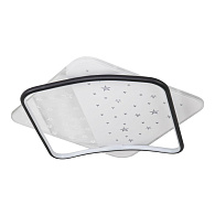 Светильник 55*55*7 см, LED 78W, 3000 / 6000K, Черный, Белый LED4U L1037-520 BK