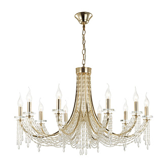 Люстра 88*88*124,4 см, 10 E14*40W, Odeon Light Capel, золотой 5063/10