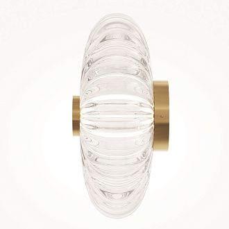 Настенный светильник 15,5*35*35 см, LED 8W 3000K Maytoni Modern Amulet MOD555WL-L4G3K золото