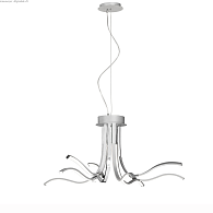 Подвесная светодиодная люстра Mantra Corinto 6105 хром, диаметр 90 см