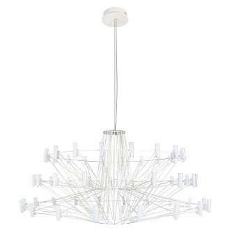 Подвесная люстра 100 см, 44W, 3000K, LOFT IT Coppelia 10476 White, белый