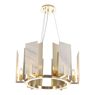Светильник 55 см, Crystal Lux DELUXE SP6, золото