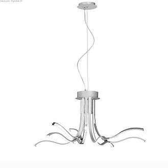 Подвесная светодиодная люстра Mantra Corinto 6105 хром, диаметр 90 см