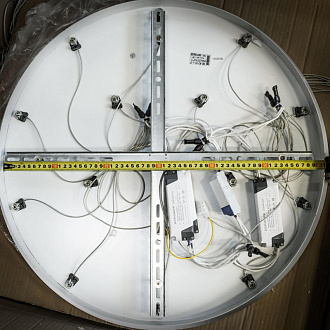 Люстра 66*300 см LED*112 W, 3000 К Citilux Вегас Алюминий CL227160
