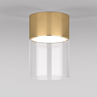 Светильник 8*8*12 см, 10W 4000K Elektrostandard Lumen 25047/LED латунь