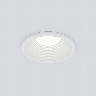 Встраиваемый светодиодный светильник белый 25028/LED Elektrostandard