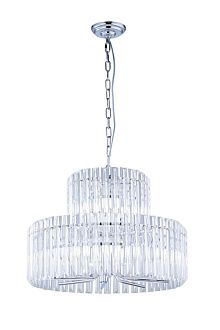 Люстра Ø600 x H430 (1000), мм, 12*40W (480W), CHROME (Хром) NewRgy L3-ф600 CHROME