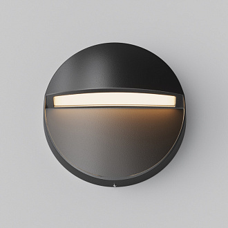 Подсветка для лестниц  12*2,2 см, LED 3W, 3000К, Черный Maytoni Mane O046SL-L3B3K