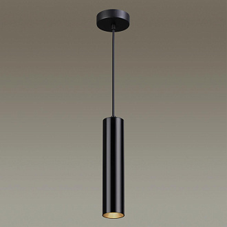Подвесной светильник Odeon Light Corse 3872/1L черный, диаметр 5.5 см
