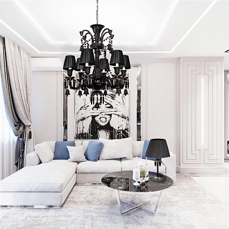 Настольная лампа LOFT IT Zenith 10210T White хром, прозрачный