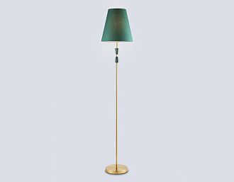 Торшер с абажуром **155- см, 1*E27*60W, K, Ambrella Light High Light LH75059, латунь