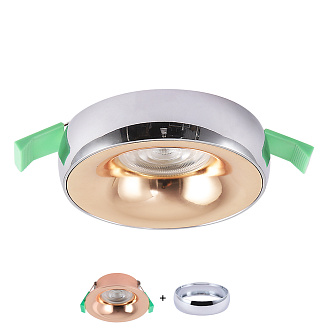 Декоративное кольцо внешнее 7,5*1,1 см, серебро Crystal Lux CLT RING 004C CH