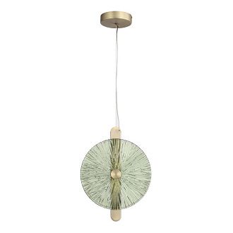 Подвесной светильник 28*3,3*37,2 см, 1*LED*11W, 4000K, ST-Luce Wasi SL6141.323.01, бронзовый