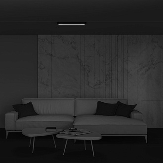 Светильник 60 см, 20W, 3000K, Maytoni Basis Rot TR104-1-20W3K-B, черный