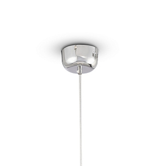 Подвесной светодиодный светильник 25 см Freya Amber FR5099PL-L6CH, 8W LED, 3000K, хром