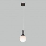 Подвесной светильник 18 см Eurosvet Bubble 50197/1 черный жемчуг