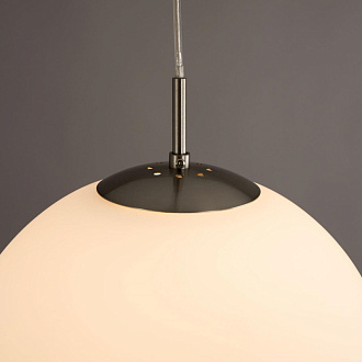 Светильник подвесной шар Citilux CL941301 серебро, диаметр 30 см