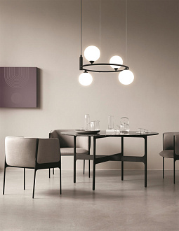 Подвесная люстра Maytoni Ring MOD013PL-04B, черный