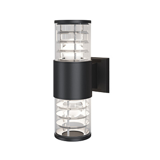 Уличный настенный фонарь Maytoni Bronx O576WL-02B, черный
