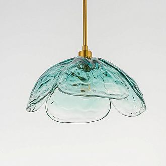 Подвесной светильник FLEUR A Green 28*38*38 см, 1*E27*60W, ImperiumLoft FLEUR-A01, Золотистый