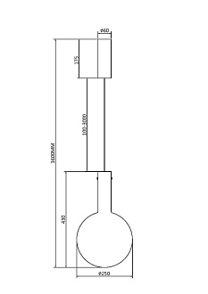 Светильник 25 см, 6W, 3000K, Maytoni MOD182PL-L6W3K, белый