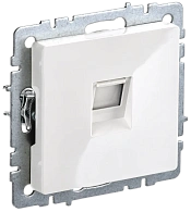 BRITE Розетка компьютерная RJ45 кат.5E РК10-БрБ белый