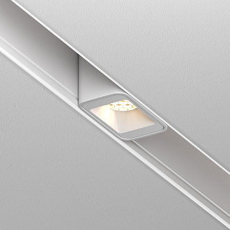 Светильник на шине 3,6*2,1*4,5 см, LED, 2W, 3000К, Maytoni Technical Points S TR100-2-2W3K-S-W белый