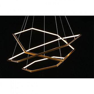 Подвесная люстра 100*87*50-180 см 136W, 3000K, Aployt Polunia APL.021.03.136, бронзовый