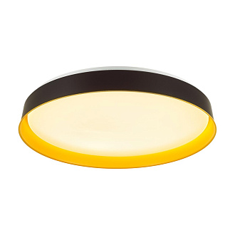 Cветильник 40 см, LED 1*48W, 4000 К, Sonex Tuna Yellow 7711/DL, белый/желтый