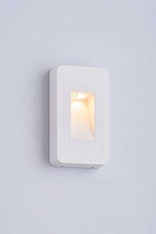 Светильник L160 x W90 x H35, мм, 7W 3000K, SWH (Глянцевый белый) Rilon PL-606 SWH