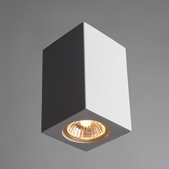Cпот накладной гипс ArteLamp Tubo A9264PL-1WH,белый, 7*7*9 см
